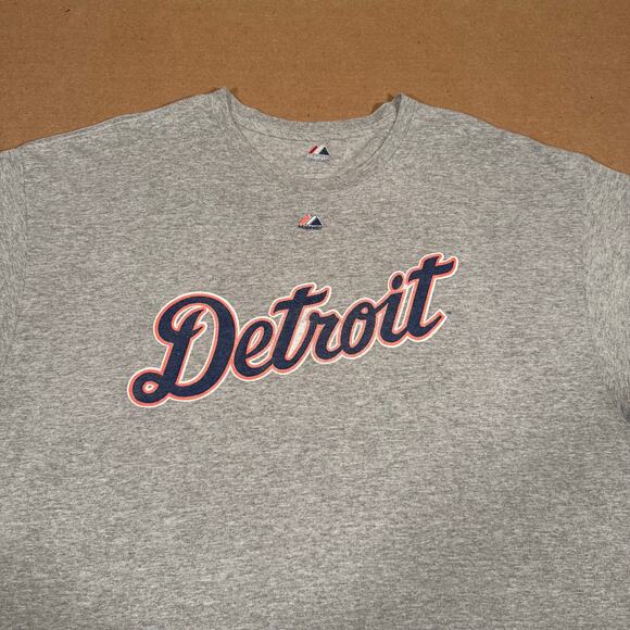 Detroit Tigers Miguel Cabrera #24 T Shirt 2XL Gray Majestic MLB Player Tee - Picture 3 of 7